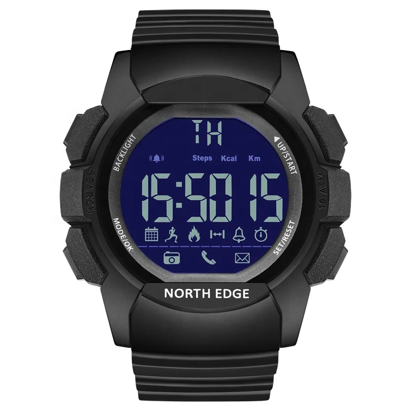 

North Edge AK new stylish waterproof sports wrist watch Pedometer smart watch
