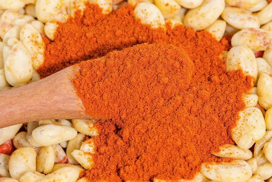 Line-up of paprika substitute spices