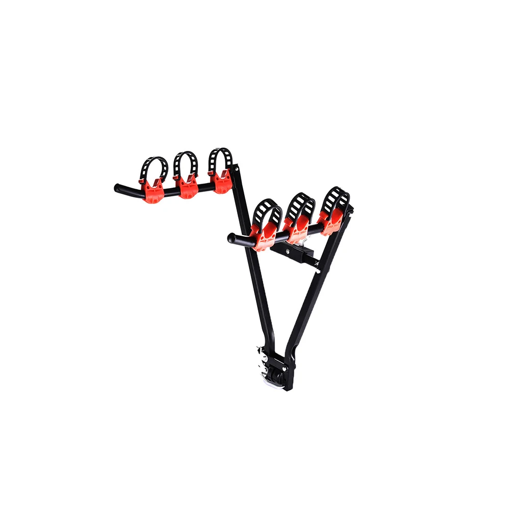 

Quickly Installed Load 50kg Steel Material Black Red Color Car Bike Rack For Inside