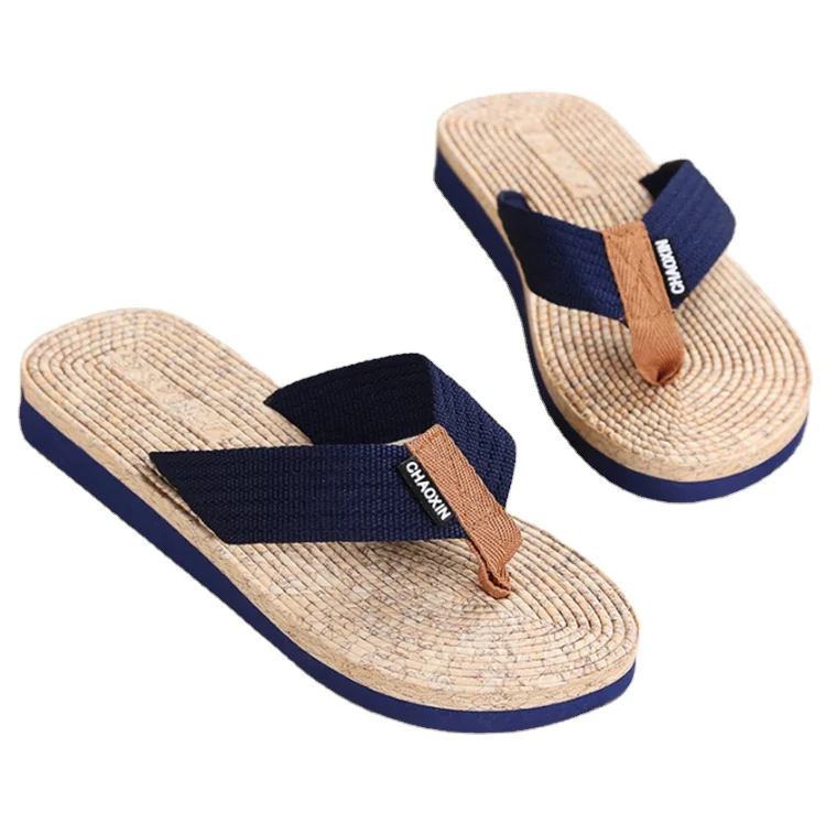 

Men's casual fashion flip-flops, Black, brown, blue