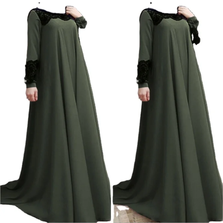 

Turkey muslim dress eid maxi dress summer islamic clothing, Yellow