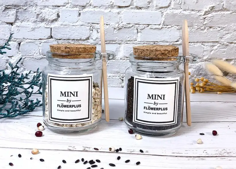 200ml Glass Jars Bottles And Container Kitchen Orgainzation Storage