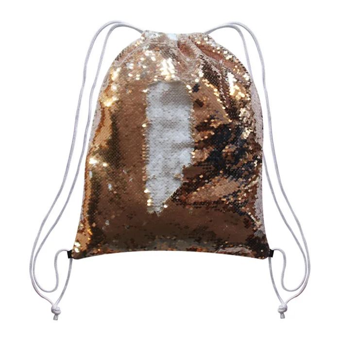

Kingsub Drawstring Bag Blank Printed Sublimation Flip Sequin Drawstring Bag
