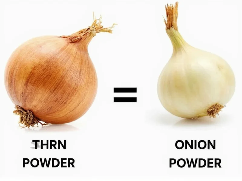 how much onion powder equals one small onion