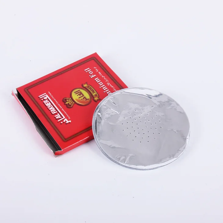 Wholesale 50pcs Tin Foil Arab Hookah Shisha Silver Paper Aluminium Foil