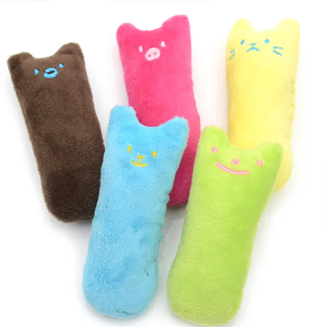 

Hot Sale Dog Cat Toys Pet Puppy Chew Squeaker Plush Toys Cute Thumb Pet Toy For Pets, Yellow, green, blue, coffee, rose red