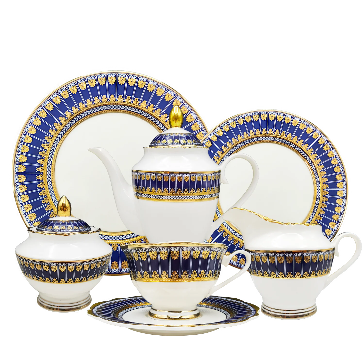 

24 pcs high quality coffee cup set porcelain or new bone china arabic tea coffee cups set