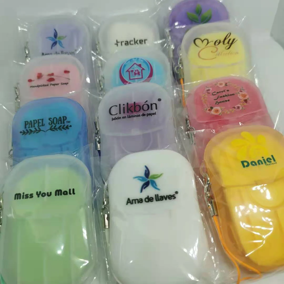 

Disposable soap slice portable Mini soap paper for travel, Mix