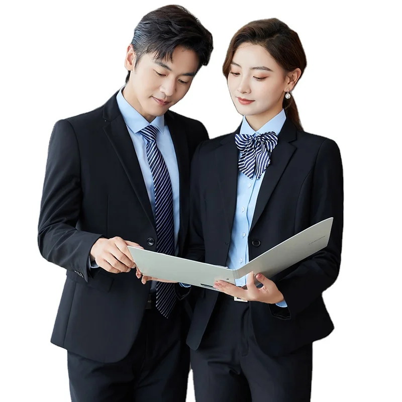 

Promotional Small News Style Men Anti-wrinkle Breathable Anti-Static Anti-Shrink Suits For Couples, Accept custom color