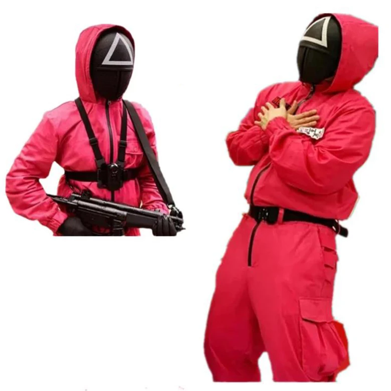 

Squid Game cosplay red one-piece Korean TV series Cosplay Halloween Party Costumes