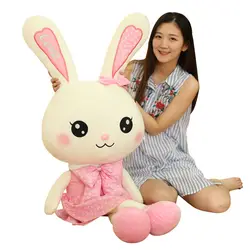 32 cm  Floral Dress Rabbit Plush Doll Stuffed Anim