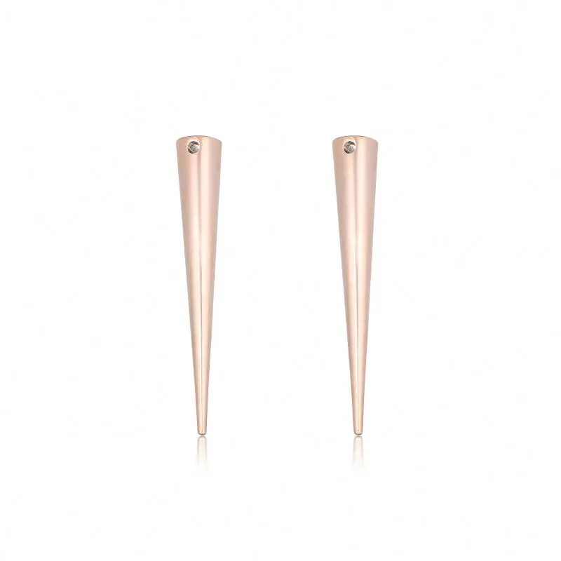 

Gold-plated stainless steel rose gold needle point necklace accessories pendant necklace female fashion simple accessories