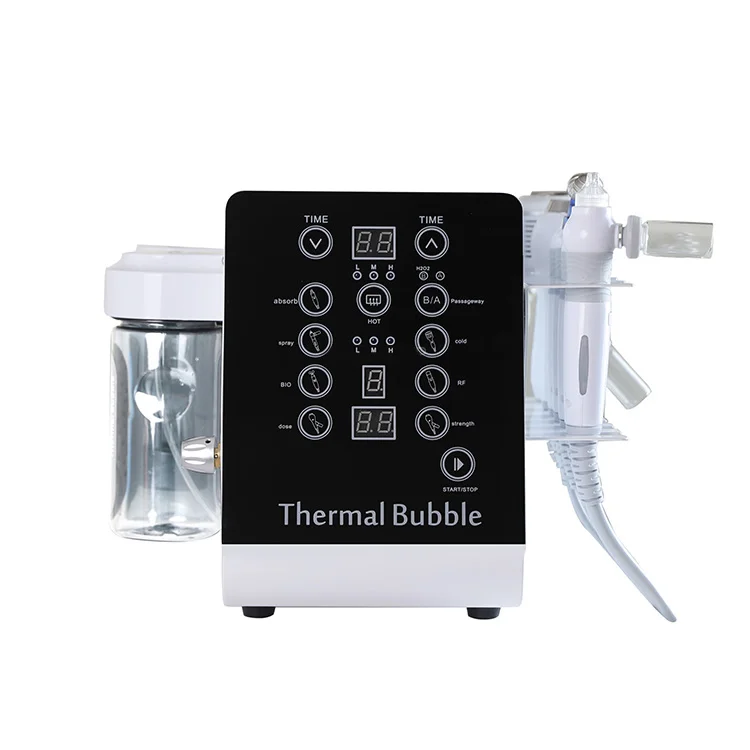 

Hot For Better Black Head Removal Thermal Bubble System Hydrogen OxygenJet Peeling Hydro Facial Hot Bubble Machine