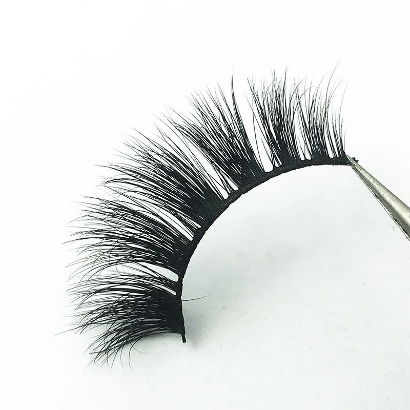 

Wholesale price 100% real siberian mink fur mink eyelashes 3d mink lashes, Black or as customer's request