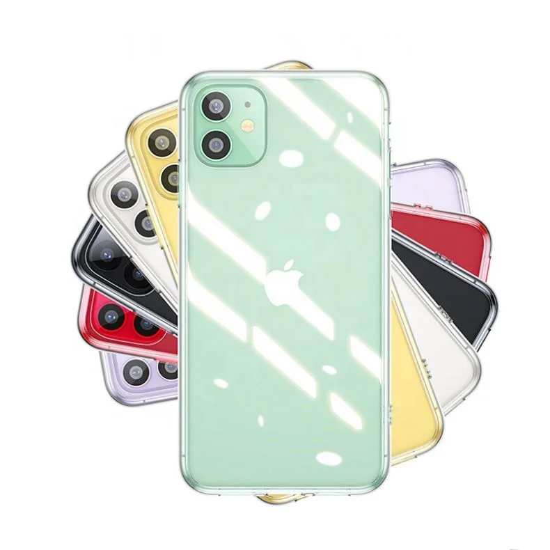 

2021 Clear Silicon Ultra Thin Soft Tpu Case For Iphone X Xr Xs Max 12 Pro Transparent Phone Mobile Covers