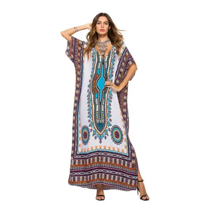 

Lowest Price Print Casual Dress Plus Size Women Clothing Fashion Beach Dress Women