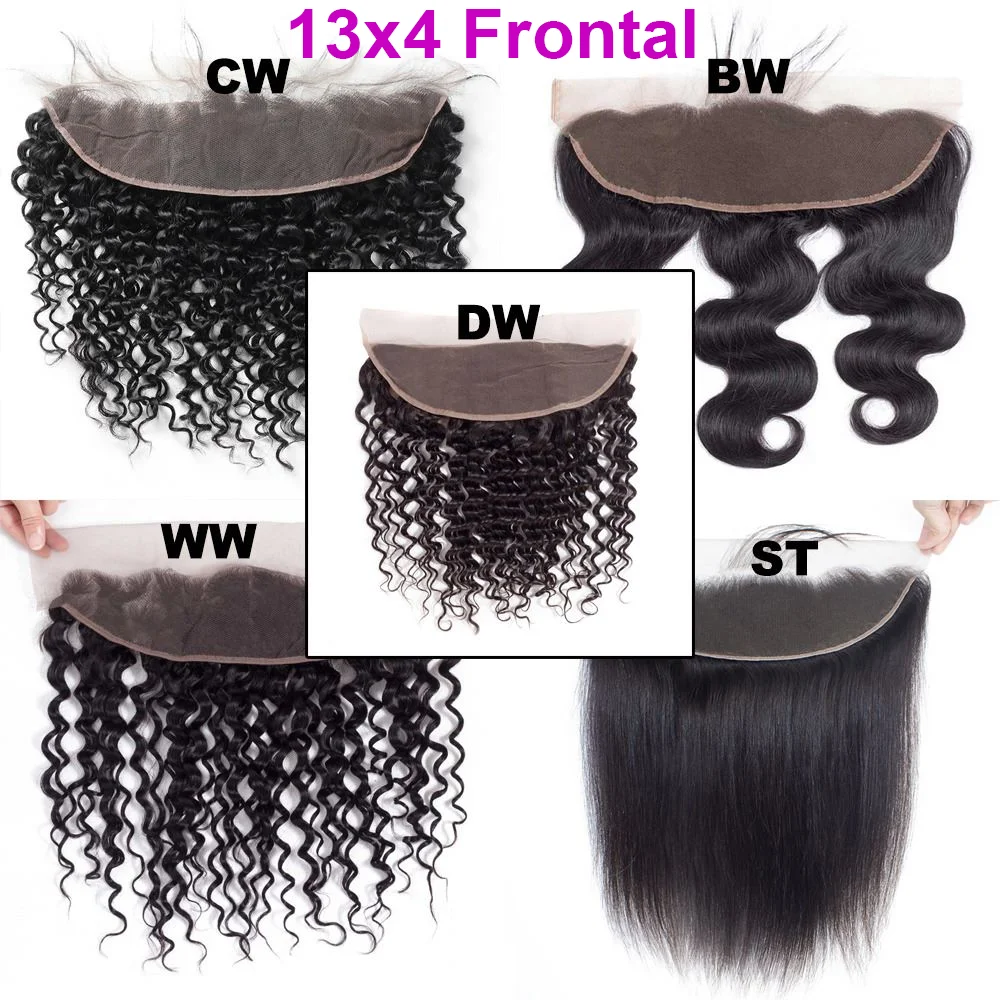 

Hot Sell Factory Direct Hair Vendors 13*4 Closure Curly Wave 100% Human Hair 13x4 Lace Frontal