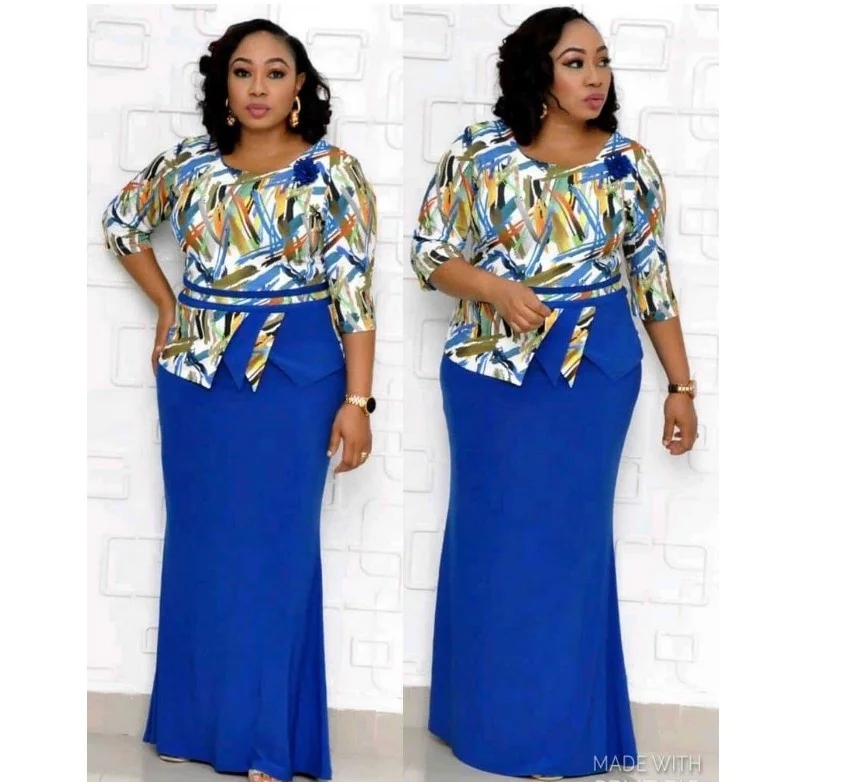 latest design Turkey maxi dress african traditional maxi dress