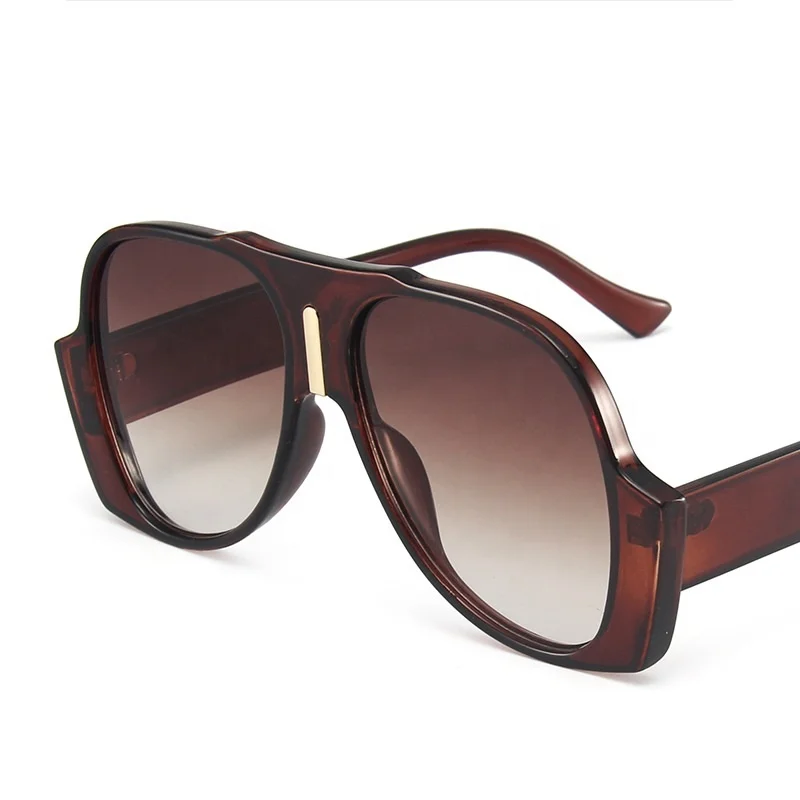 

Mocoo newest big sunglasses 2020 women fashion oversized eyewear Hip-Hop funky sunglasses with wide legs, As you see