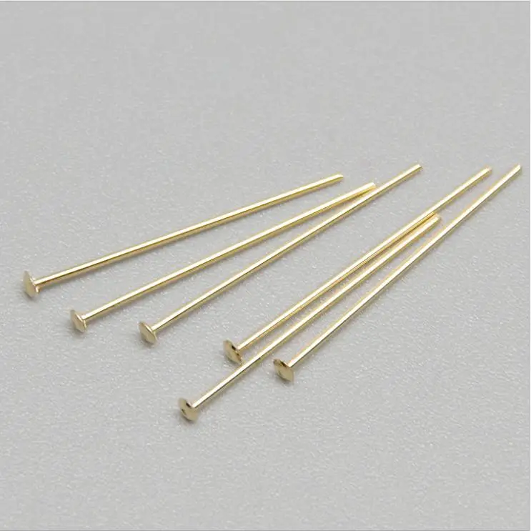 

wholesale high quality 14K Gold filled Headpin fashion jewery findings different size for choice 1337558