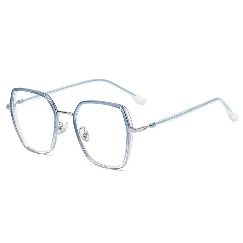 

MJ-0361 Ms Fashion Against The Blue Flat Lens Metal Frame Sunglasses Unisex 2021