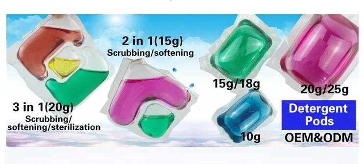 Polyva eco natural aromatic laundry liquid detergent capsules