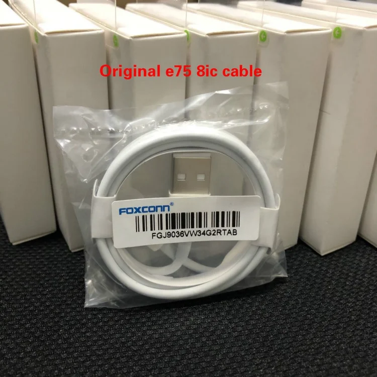 

Original oem Foxconn 8ic E75 Taiwan Chip Usb Cable 1m/3ft Data Transfer Charging cable For Iphone X XS 8 7 6 With packaging