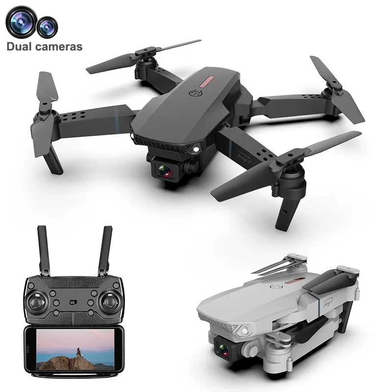 

2021 Global Trending Amazons Online 720P Big 4K Dual Drone Camara VS Mavic Mini E88 Max Quadcopter Air Doble Drone with camera