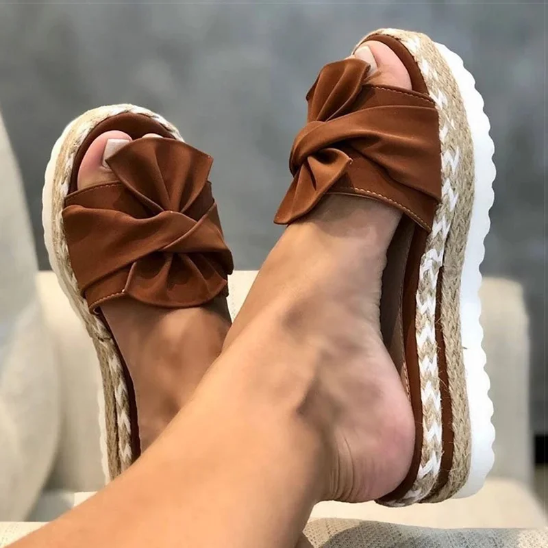 

Women Sandals 2021 New Platform Sandals With Wedges Shoes For Women Summer Sandals Sweet High Heels Chaussure Femme Flip Flop