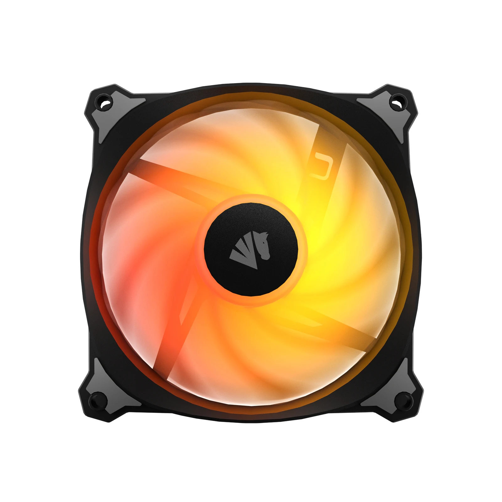 

ASIAHORSE | Desktop Computer Case Cooling Fan Water Cooling Hot Selling Product 120mm Fan, Black/white