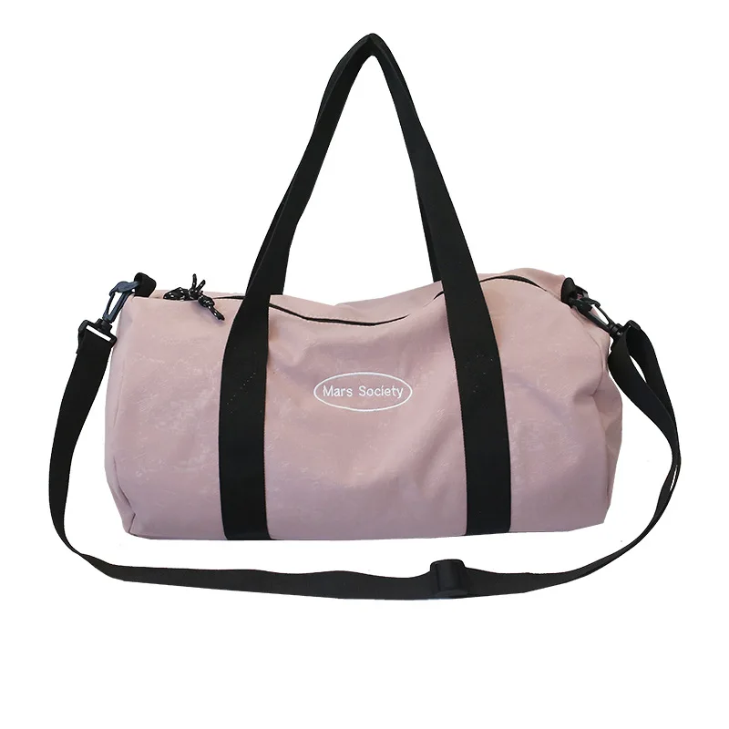

New yoga gym bag cylinder shoulder handbag outdoor travel messenger bag casual sports bag, Multicolor