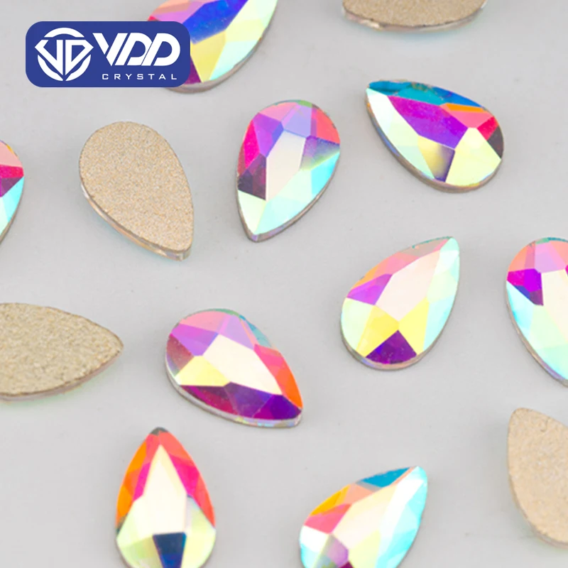 100 Crystal AB Flatback Rhinestones Nail Art & Crafts