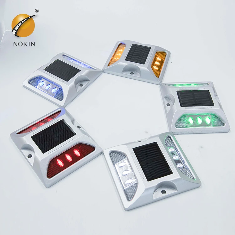 Solar Led Flash Pavement Marker Light for Highway Safety Solar Cat Eyes Parks and Gardens Aluminum LED Solar Road Stud