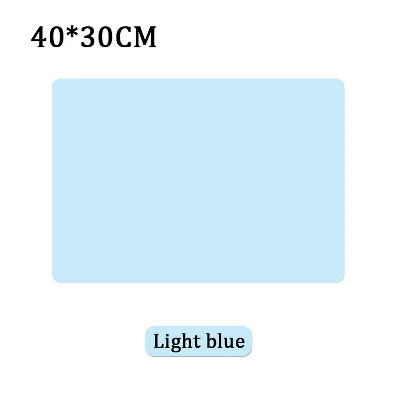

Silicone Placemat Hear Resistant Stain Resistant Table Mat for Dining Tables, Green/yellow/dark grey/light grey/light blue