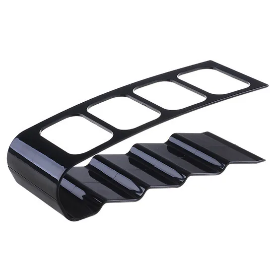 

Plastic Desktop Rack Storage Seat Four Grid Remote Control Storage Rack