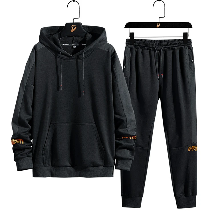 

2021 Hot selling men clothes set Casual men sportswear set high quality oversized hoodie set men