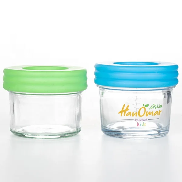 

4oz 100ml Small Round Clear Jam Jelly Food Glass Mason Jar Baby food jar, Clear transparent