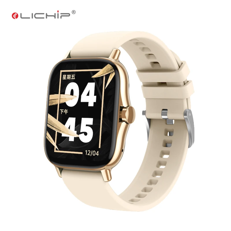 

LICHIP mtk2502c wholesales support IOS u8 and android round screen KW18 smart ring watch, Black;gold;silver