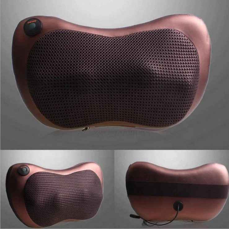 
JKO hot sell electric shiatsu kneading 3d neck back shoulder massager machine car home travel massage pillow with heat infrared 
