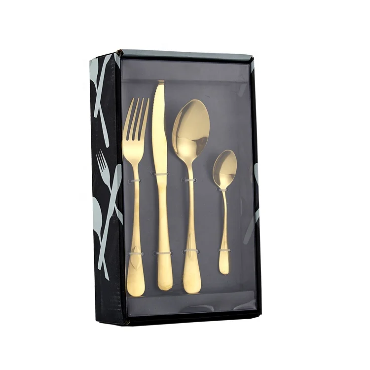 

Western Wedding Stainless Steel Plated Chinese Cutlery Wholesale Restaurant Gold Flatware, Silver/rose gold/gold/black/multicolour