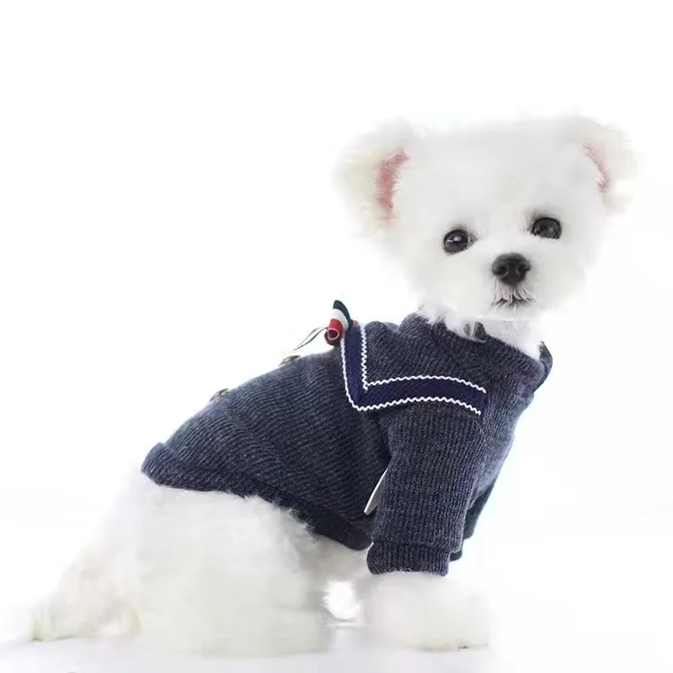 

2021 new design fake 2 pieces butter fly bow dog cloth