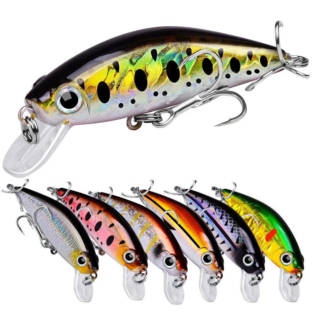 

Jetshark 4.5cm 3G 12colors Plastic Hard Bait Lure Floating Minnow Fishing Lure