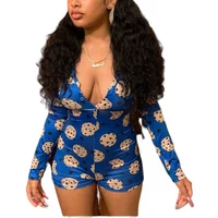 

Wholesale Long Sleeve Onesie Pajamas Women Sexy