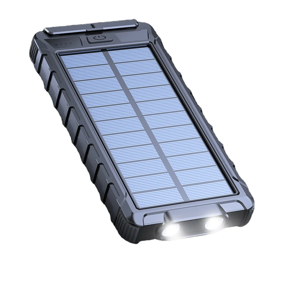 

Hot Selling Newest power bank Waterproof Portable Solar Power Bank 10000mah 20000mah Smart Power Bank, Green,blue,black,yellow