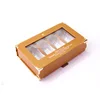 Customized packaging rigid box for essential oil Magnetic box with window film Essential oil box with foil stamping logo