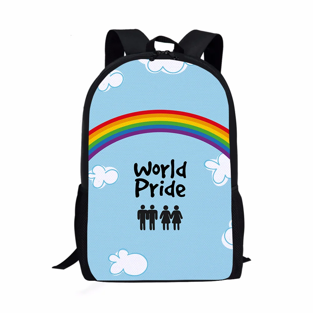 

2022 New Design Pride Day LGBT Rainbow Theme Logo Souvenir Event Party Supplies Gift For Unisex Lesbians Gay Casual Backpack