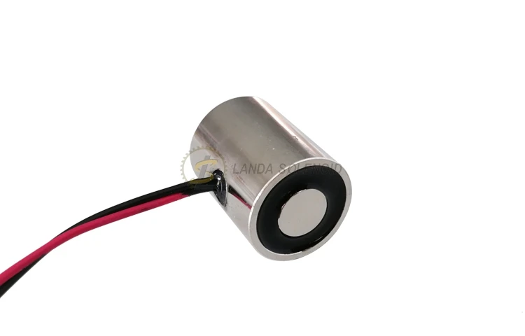 10Kg 20Lbs Dc 6v 12v 24v Keep Solenoid Permanent Circular Holding Reverse Electromagnet