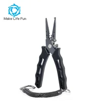 

Fish Use Scissors Multifunction Stainless Steel Split Ring Hook Remover Tungsten Steel Blade Fishing Plier