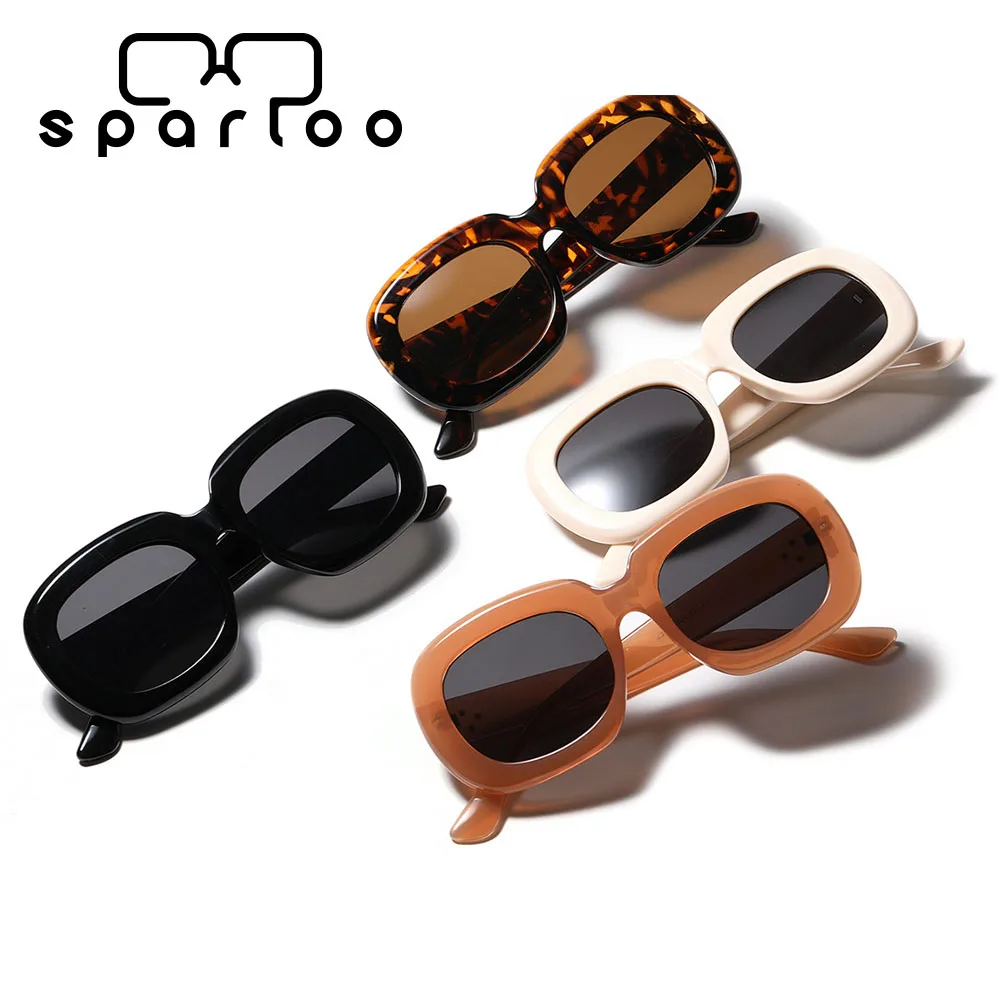 

Sparloo 1110 Small Women Oval White Sunglasses