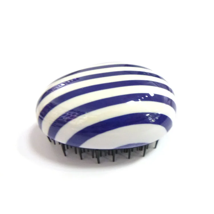 Transparent Lavender Colored Hair Combs Brush Detangler Egg Small Hair